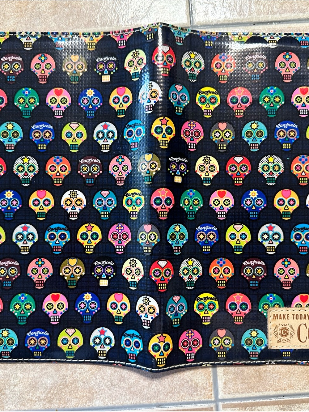 Consuela Multicolor Sugar Skull Notebook Cover - Never Used - Picture 8 of 8